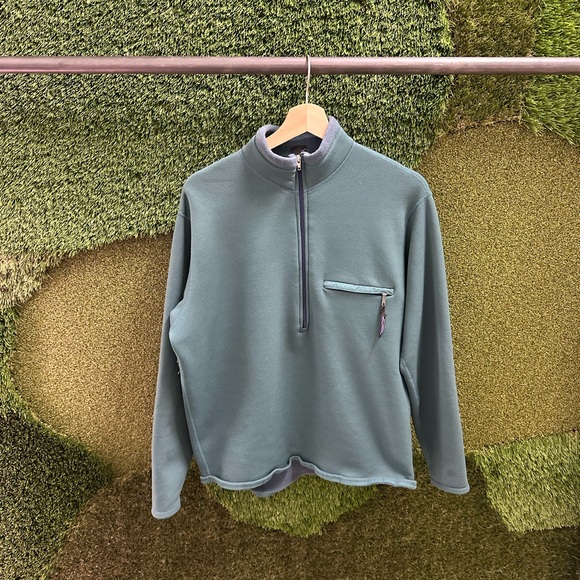 Vintage Patagonia 1/2 Zip Sweatshirt Fleece Large - Picture 1 of 5
